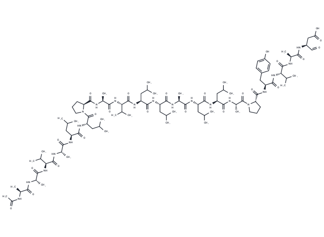 Ac-AAVALLPAVLLALLAP-YVAD-CHO