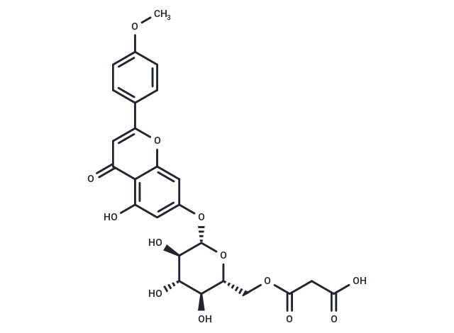 Acacetin 7-O-(6-O-malonylglucoside)