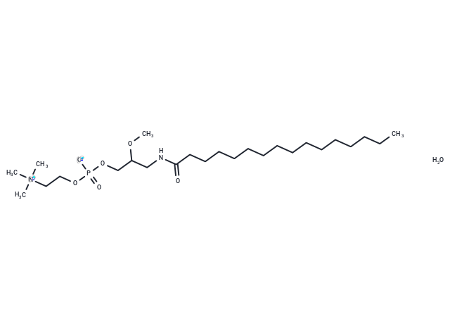 Rac-2-methoxy-3-hexadecanamido-1-propylphosphocholine H2O