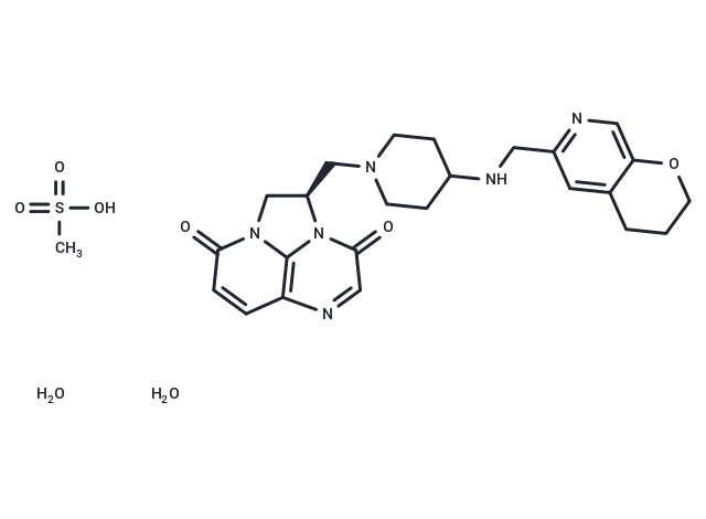 Gepotidacin mesylate dihydrate