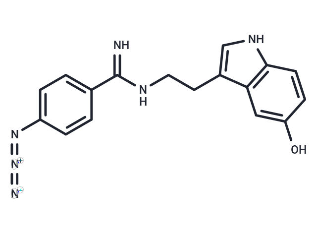 Serotonin azidobenzamidine