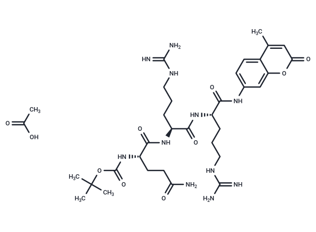 Boc-Gln-Arg-Arg-AMC acetate