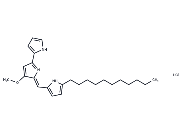 Undecylprodigiosin hydrochloride