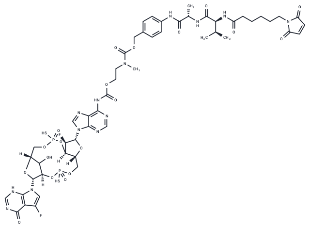 Mal-Val-Ala-PAB-NMe-CH2CH2-O-CO-Dazostinag