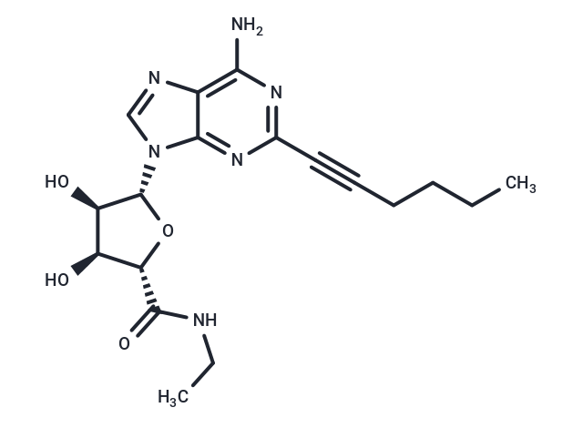 2-Hexynyl-5′-N-ethylcarboxamidoadenosine