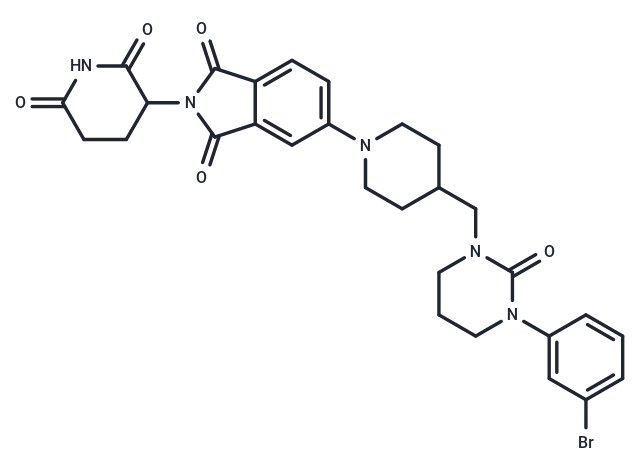 Thalidomide 5-Pip-C-oxotetrahydropyrimidin-bromophenyl