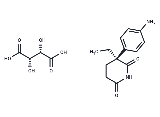 S-(-)-Aminoglutethimide D-tartrate