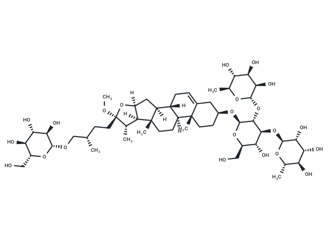 Taccafurostanoside B