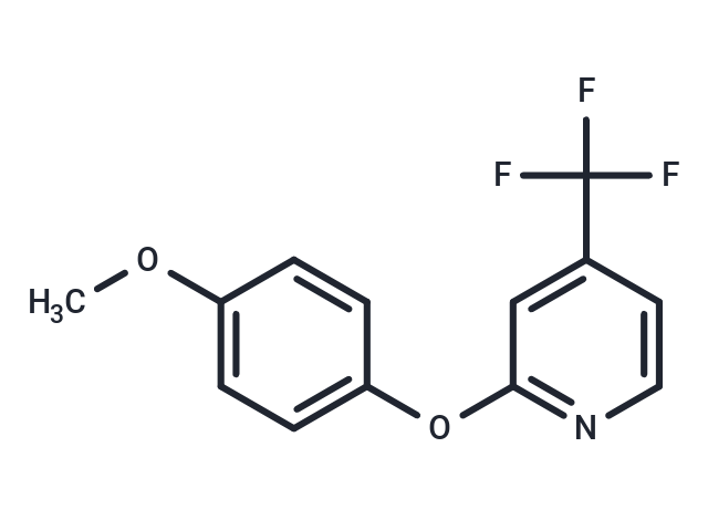Pyridine, 2-(4-methoxyphenoxy)-4-(trifluoromethyl)-