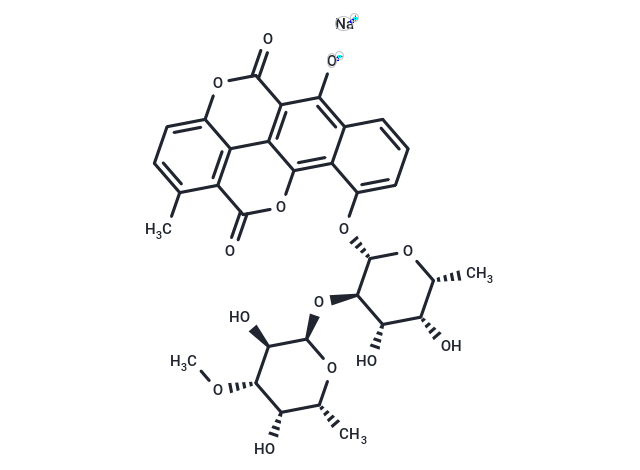 Chartreusin sodium