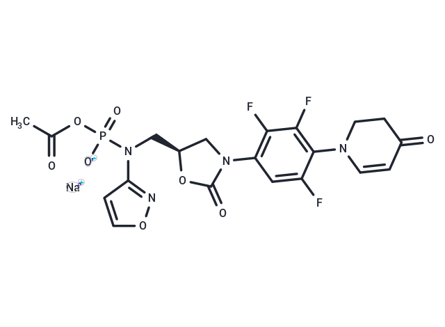 Contezolid acefosamil sodium