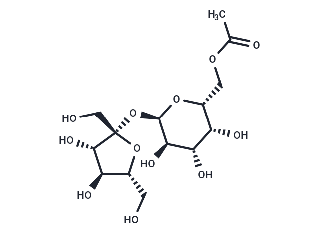 α-D-Galactopyranoside, β-D-fructofuranosyl, 6-acetate