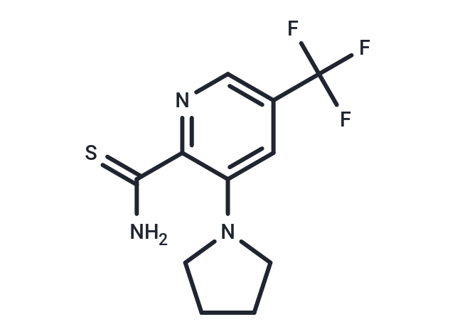 3-(1-Pyrrolidinyl)-5-(trifluoromethyl)pyridine-2-carbothioamide