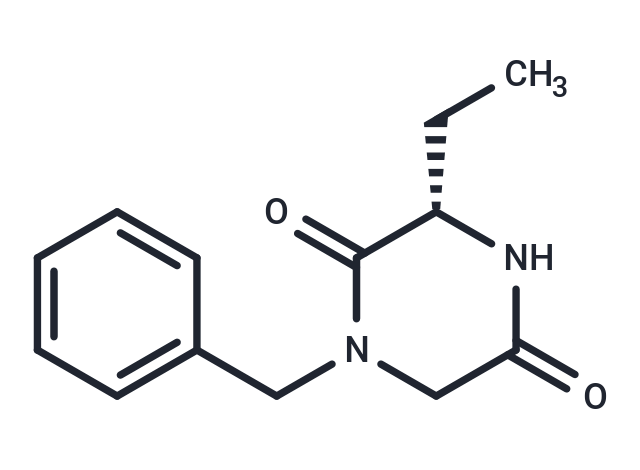1-Benzyl-3(s)-ethyl-piperazine-2,5-dione
