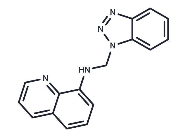 8-Quinolinamine, n-(1H-benzotriazol-1-ylmethyl)-