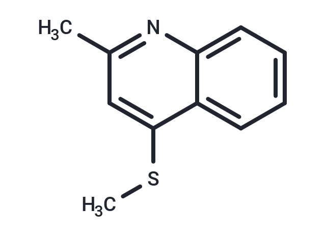 Quinoline, 2-methyl-4-(methylthio)-