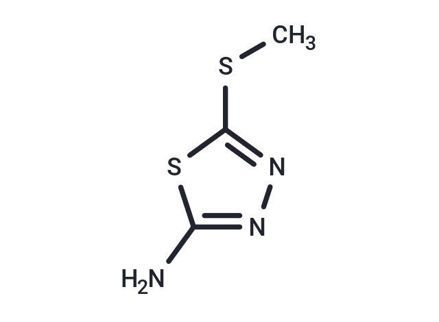 2-Amino-5-(methylthio)-1,3,4-thiadiazole