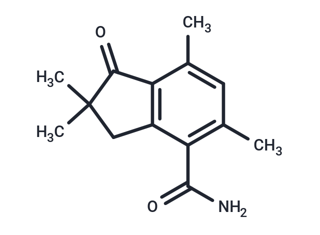 1H-indene-4-carboxamide, 2,3-dihydro-2,2,5,7-tetramethyl-1-oxo-