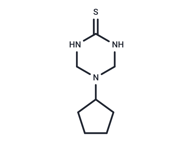 1,3,5-Triazine-2(1H)-thione, 5-cyclopentyltetrahydro-