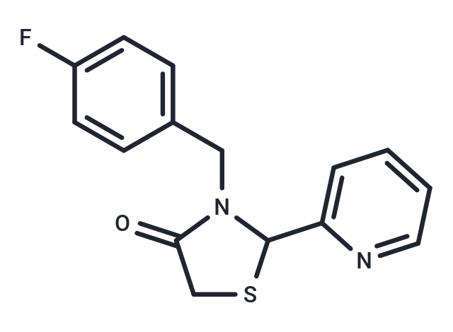 3-(4-Fluorobenzyl)-2-(2-pyridyl)-1,3-thiazolan-4-one
