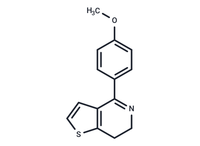 Thieno[3,2-c]pyridine, 6,7-dihydro-4-(4-methoxyphenyl)-
