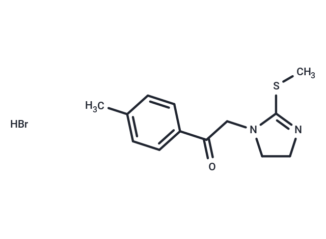 Ethanone, 2-[4,5-dihydro-2-(methylthio)-1H-imidazol-1-yl]-1-(4-methylphenyl)-, hydrobromide (1:1)