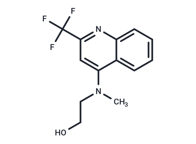 2-[Methyl[2-(trifluoromethyl)quinolin-4-yl]amino]ethan-1-ol