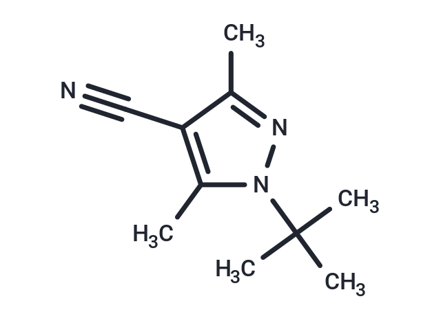 1-(Tert-butyl)-3,5-dimethyl-1H-pyrazole-4-carbonitrile