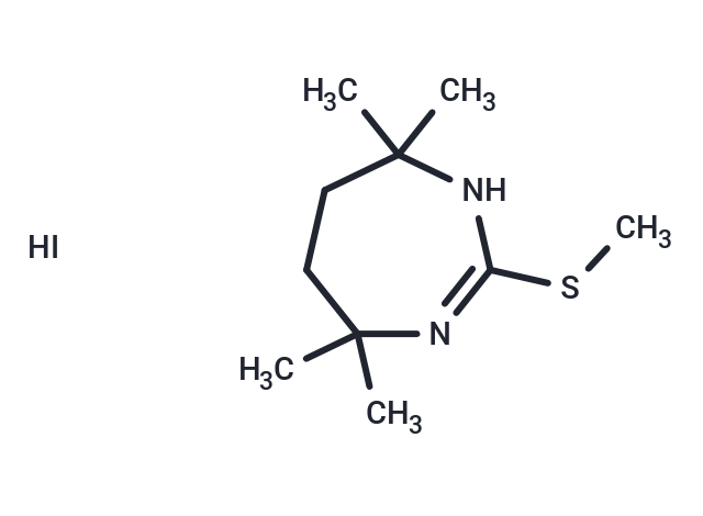 1H-1,3-diazepine, 4,5,6,7-tetrahydro-4,4,7,7-tetramethyl-2-(methylthio)-, hydriodide (1:1)