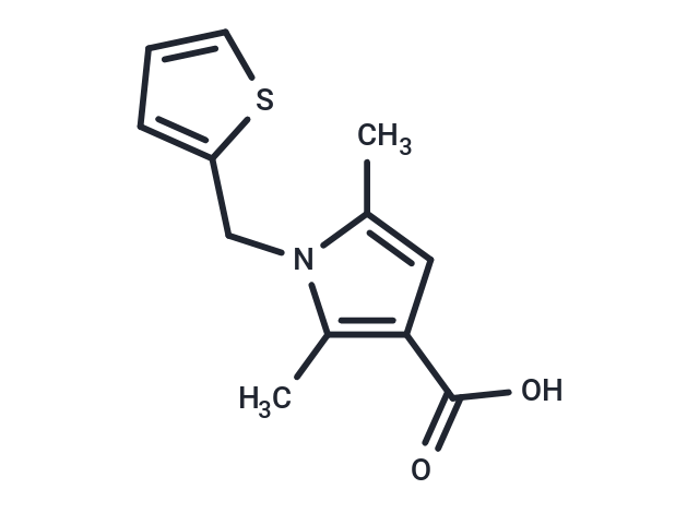 2,5-Dimethyl-1-(2-thienylmethyl)-1H-pyrrole-3-carboxylic acid