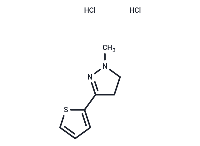 1-Methyl-3-(2-thienyl)-4,5-dihydro-1H-pyrazole dihydrochloride