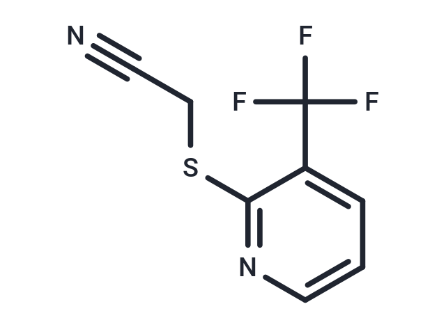 2-{[3-(Trifluoromethyl)-2-pyridyl]thio}acetonitrile
