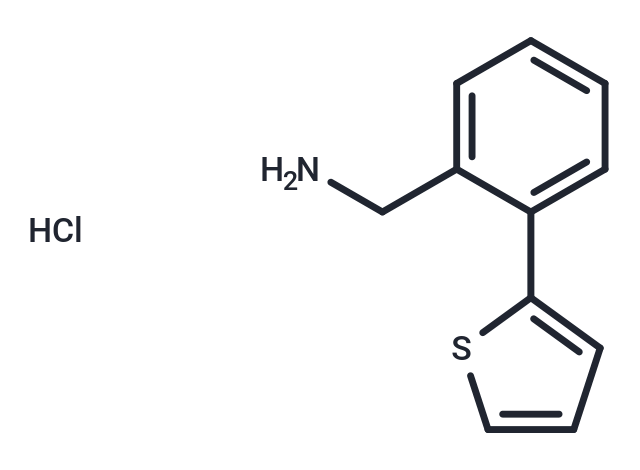 1-(2-Thien-2-ylphenyl)methanamine hydrochloride