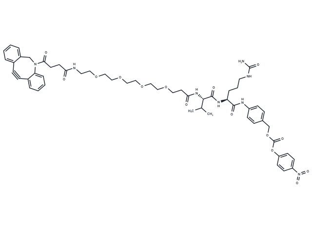DBCO-PEG4-Val-Cit-PAB-PNP
