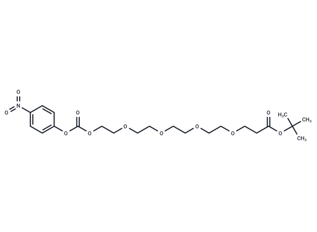 t-Butyoxycarboxy-PEG4-para-nitrophenyl carbonate