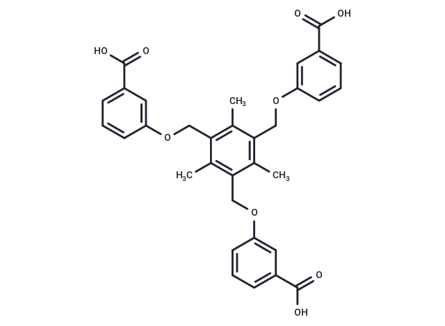 3,3',3''-(((2,4,6-Trimethylbenzene-1,3,5-triyl)tris(methylene))tris(oxy))tribenzoic acid
