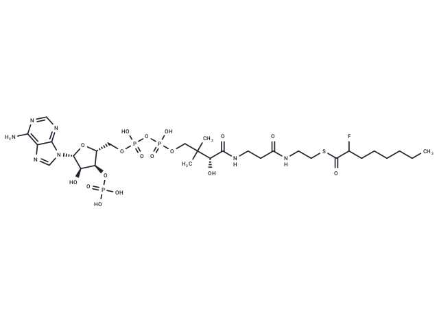 2-Fluorooctanoyl-CoA