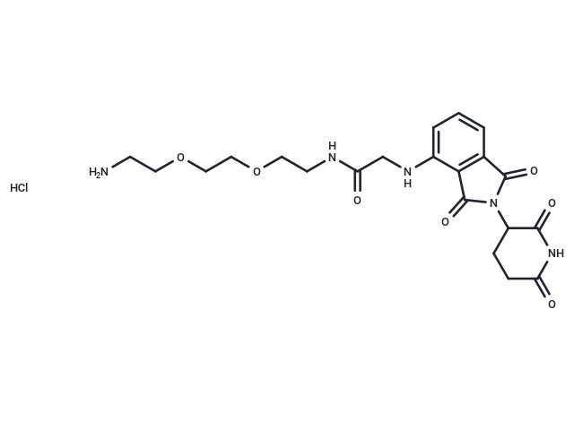 Thalidomide-NH-amido-PEG2-C2-NH2 hydrochloride