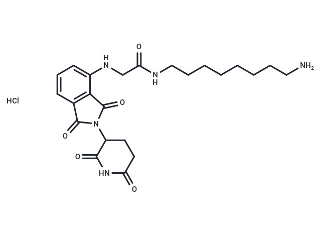 Thalidomide-NH-amido-C8-NH2 hydrochloride