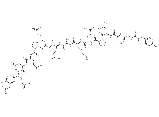 Des-[Gly77,His78] Myelin Basic Protein (68-84), bovine