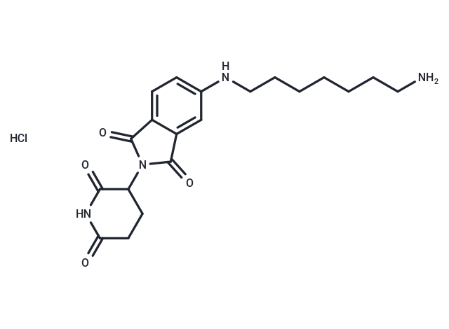 Pomalidomide-5-C7-NH2 hydrochloride
