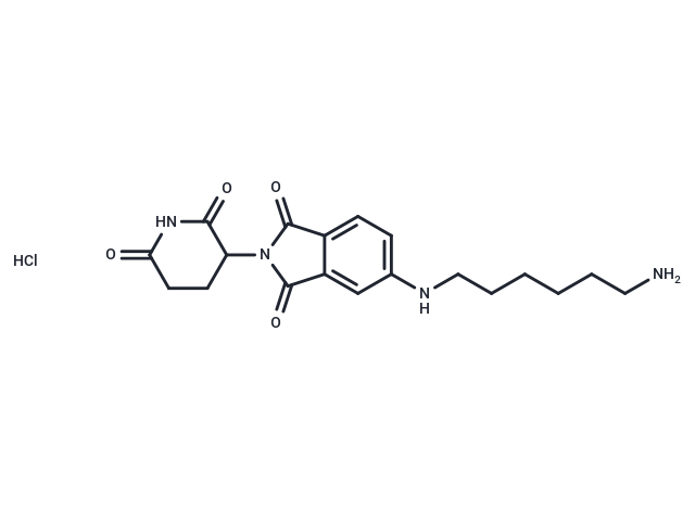 Pomalidomide-5-C6-NH2 hydrochloride
