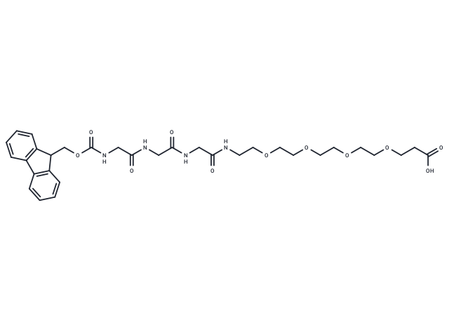 Fmoc-Gly-Gly-Gly-NH-PEG4-C2-COOH