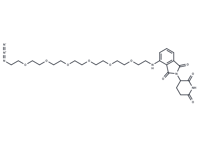 Pomalidomide 4'-PEG6-azide