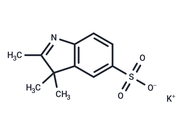 2,3,3-trimethyl-3H-Indole-5-sulfonic acid potassium salt (1:1)