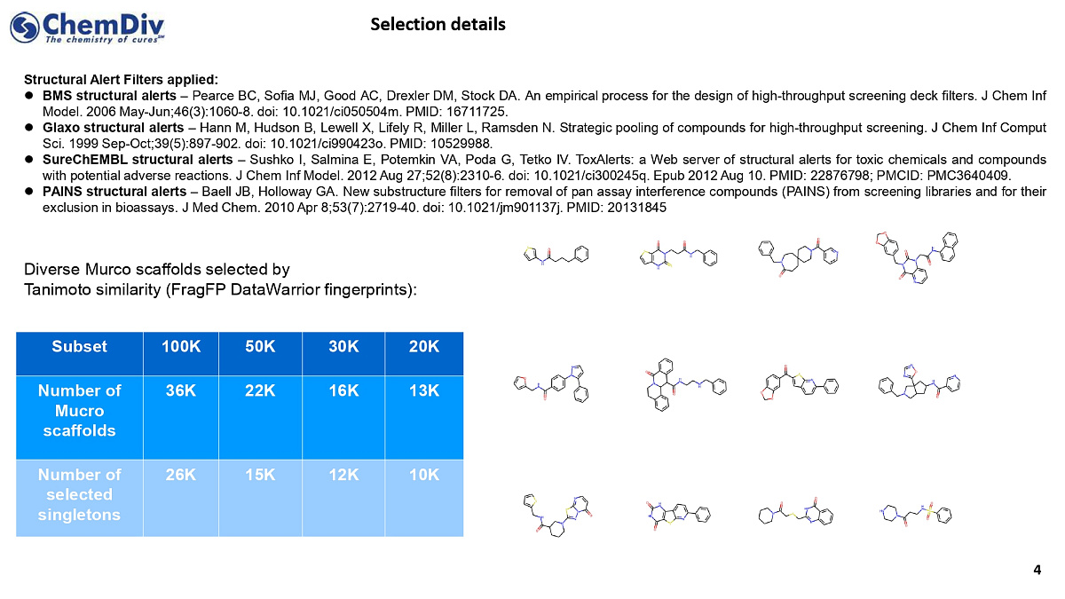  100k Diverse Compounds Pre-Plated Set
