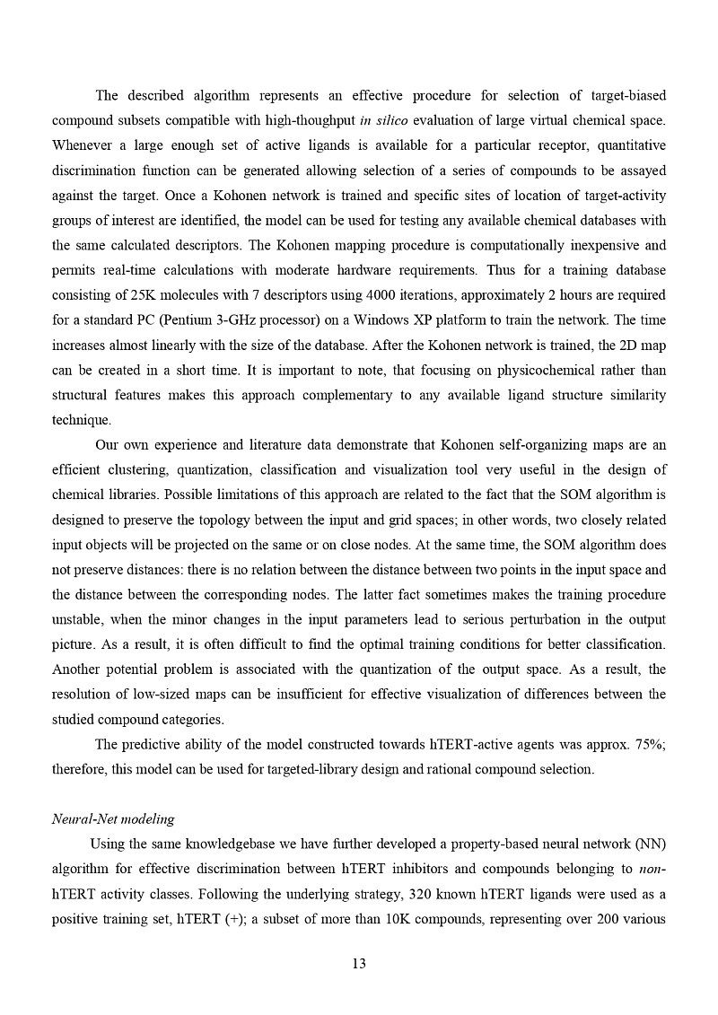  hTERT-Targeted Library