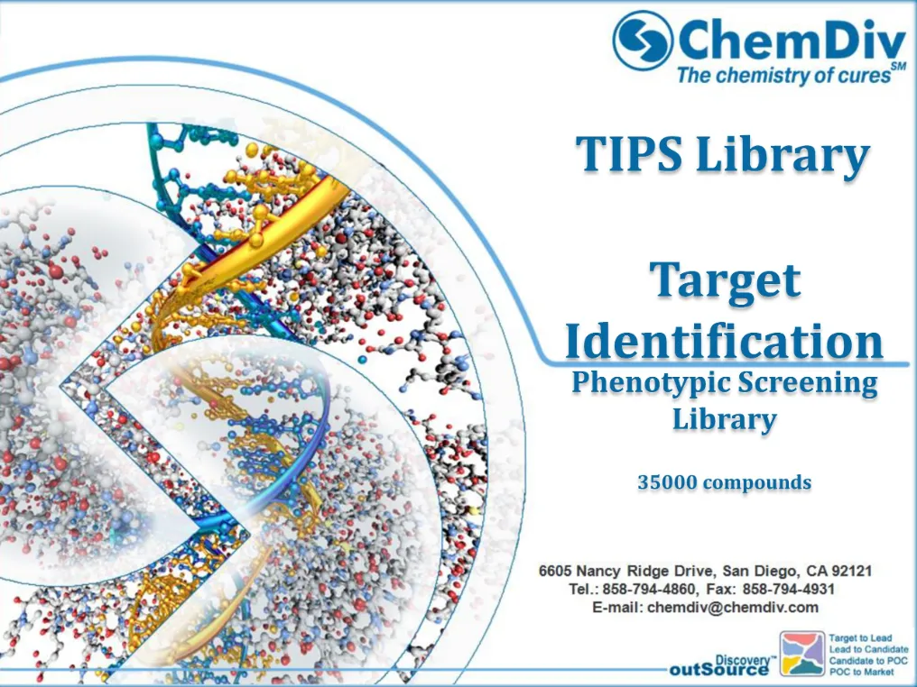  Target Identification, Phenotypic Screening library (TIPS)