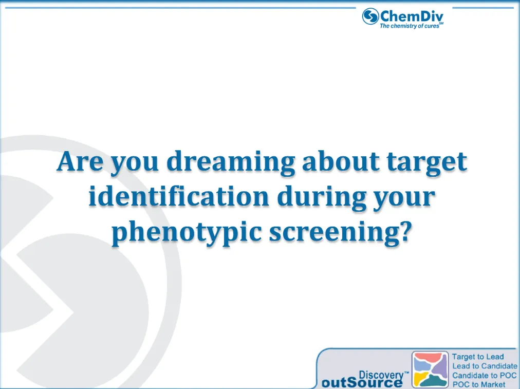  Target Identification, Phenotypic Screening library (TIPS)