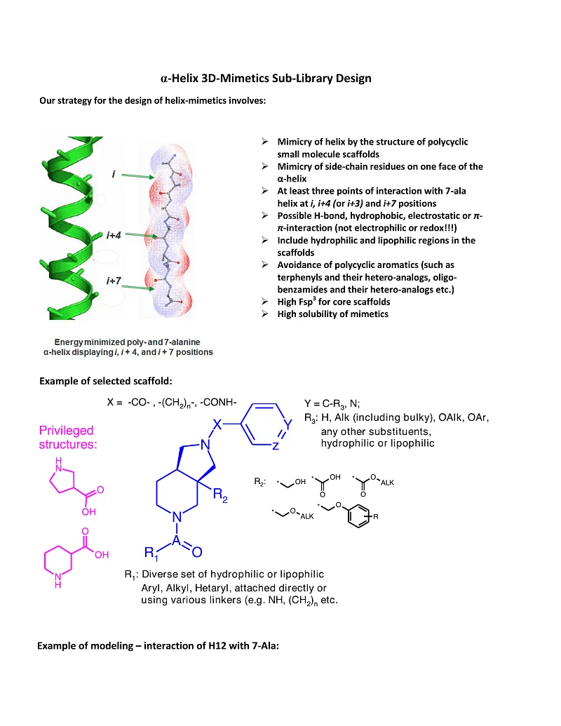  PPI Helix Turn 3D-Mimetics Library